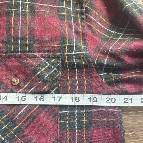 Vintage 90's David Taylor 100% Acrylic Patterned Flannel Shirt Size Small - Picture 4 of 7